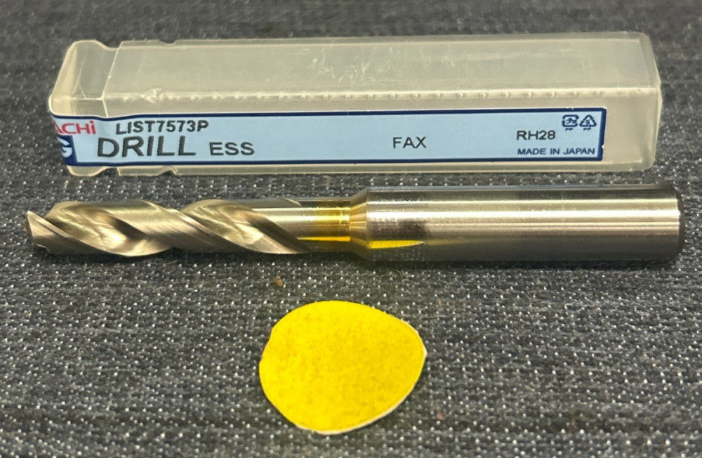 NACHI  2 FLUTE  DRILL BIT L7573P  ESS  DIAMETER 9/32"
