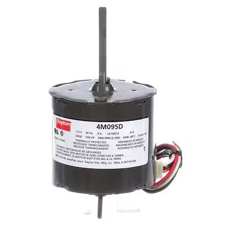 Dayton 71215938M Hvac Motor,1/50 Hp,3000 Rpm,115V,3.3