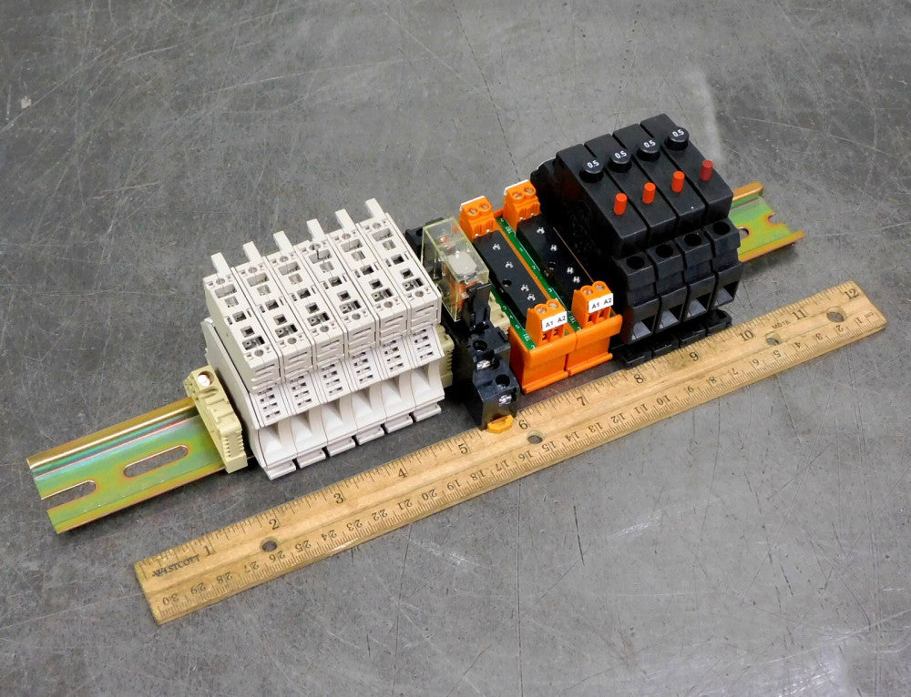Weidmuller & Allen Bradley LR82859, EW35 WSI6/2 1492-GH005 700-HK36Z24 DIN Rail