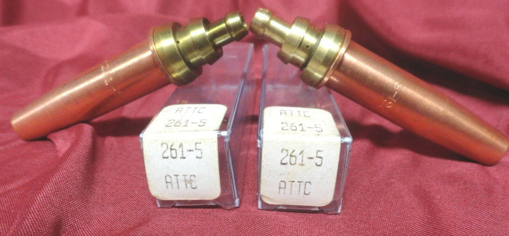 Pair (2) ATTC ~ AIRCO Style ~ Welding CUTTING TIP ~ ATTC 261-5 ~ NEW in the BOX