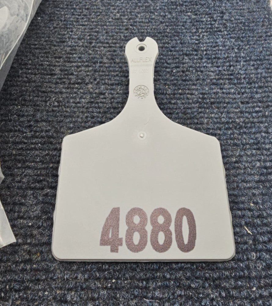 (QTY 50) Allflex 318303: ATAG FEEDLOT 16 Grey #4850-4899, Order#: 1118103138