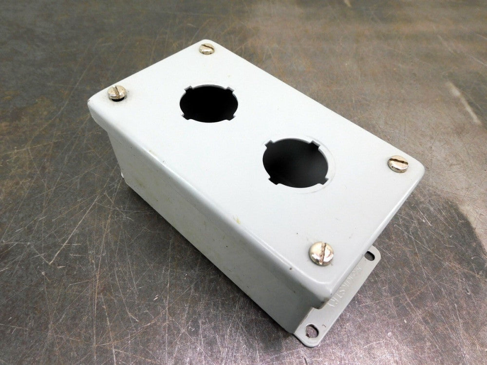 McKinstry Electrical Enclosure 53-2V  2-Push Button 5-3/4 X 3" X 2.5" Type 12,13