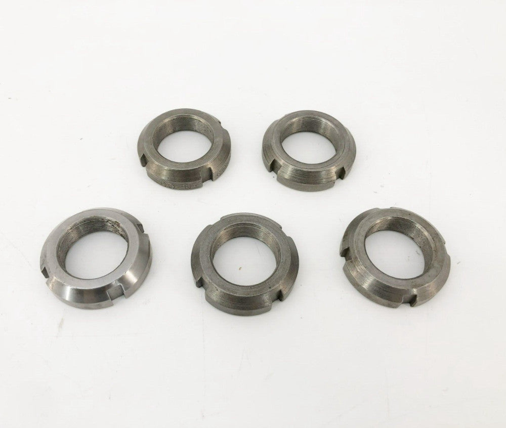 Lot of 5 New Whittet-Higgins N-05 Lock Nuts 1.563" OD .969-32 Thread