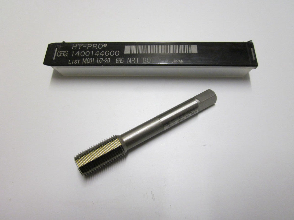 NEW OSG Hy-Pro 1400144600 1/2-20 Thread Forming Bottom Tap HSS Cobalt GH5
