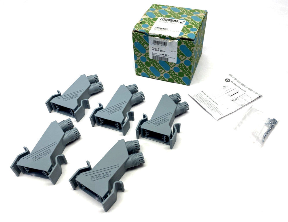Phoenix Contact VS-09-T-2M16 D-SUB Sleeve Housing 1688353 5-PACK