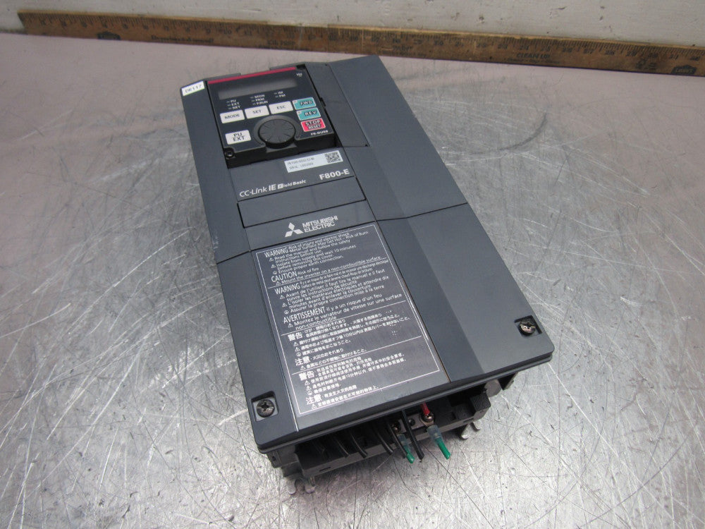 MITSUBISHI F800-E INVERTER FR-F840-00083-E3-N6 3PH 380-500V  XLNT USED TAKEOUT