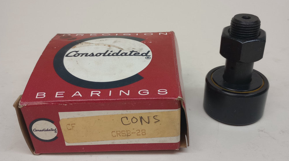 Consolidated CRSB-28 Cam Follower 1.7500in Roller Dia 1.0000in Roller Width
