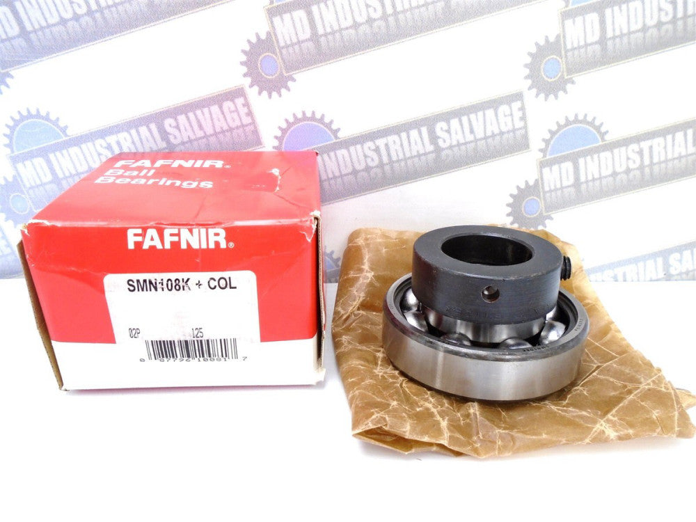 FAFNIR - SMN108K + COL - ECCENTRIC LOCK COL BALL BEARING 1.50 Bore x 3.543 OD 