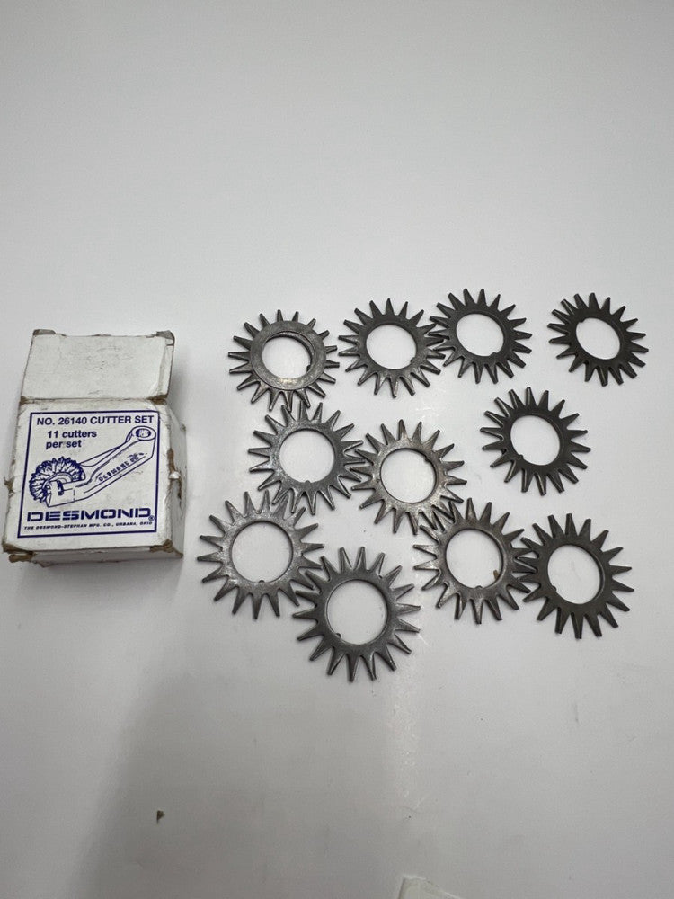 (QTY 11) Desmond 26140 Steel Cutter for Blanchard-Style Grinding Wheel Dresser