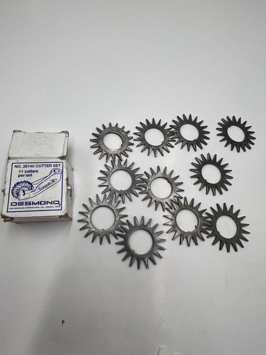 (QTY 11) Desmond 26140 Steel Cutter for Blanchard-Style Grinding Wheel Dresser