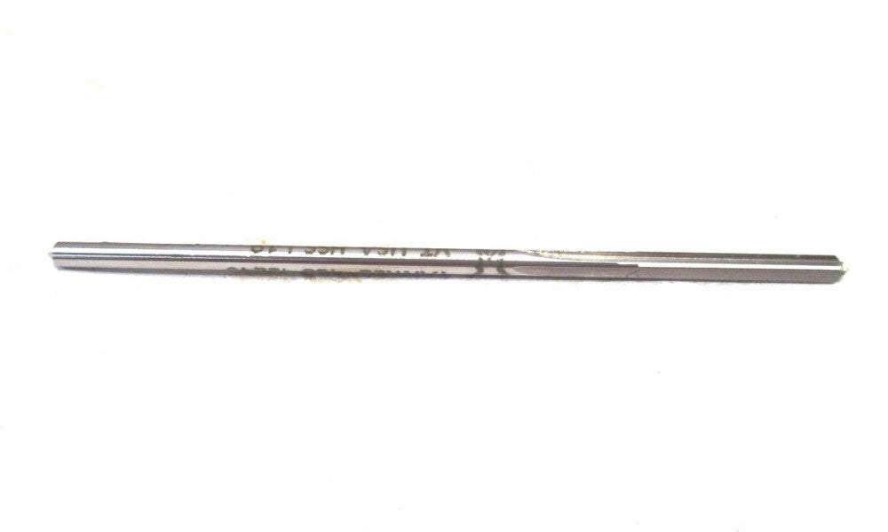 MADE IN USA 0.1245 x 7/8 x 3-1/2 4-Flute RH HSS Chucking Reamer