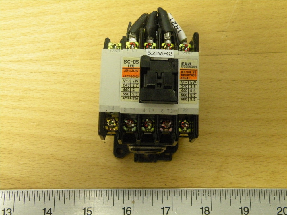 Fuji Electric SC14AA Non-Reversing AC Contactor Motor Starter 110V