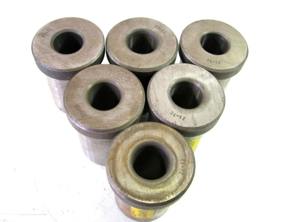 (H88-28)1/32 x 1-3/8 x 1-3/4" Head Press Drill Bushings NEW - Lot of 6 