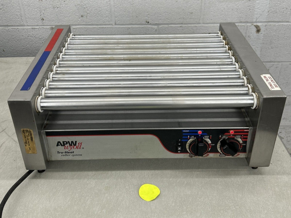APW WYOTT HOT DOG ROLLER  HR 31  PART NO 21774230 120V  19" X 17"