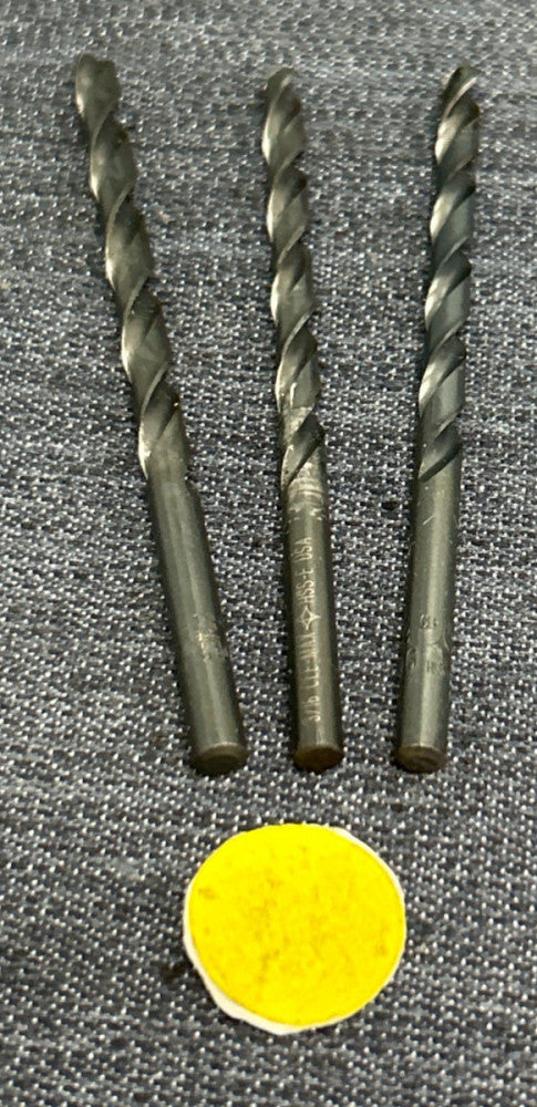 CLE-MAX 2 FLUTE DRILL BIT ASSORTED SIZES  LOT OF 3