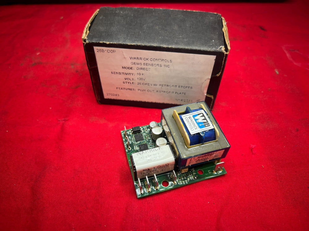 WARRICK CONTROLS GEMS SENSOR INC.  LEVEL CONTROL 26B1D0P 120V 10K SESITIVITY