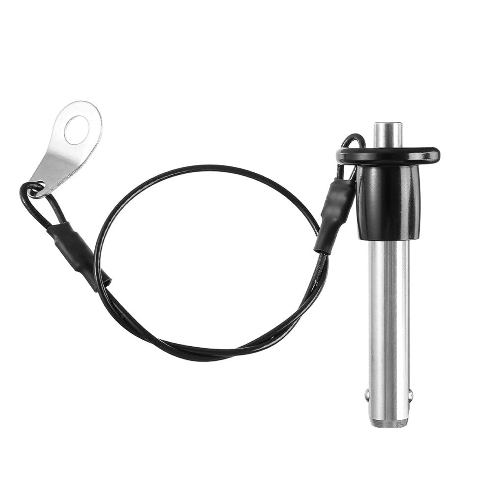 10mmx41mm Quick Release Pin 304 Stainless Steel Ball Lock with Lanyard Round