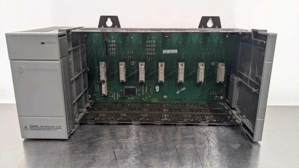 Allen-Bradley 1746-P1 1746-A7 7 Slot Rack and Power Supply SLC500