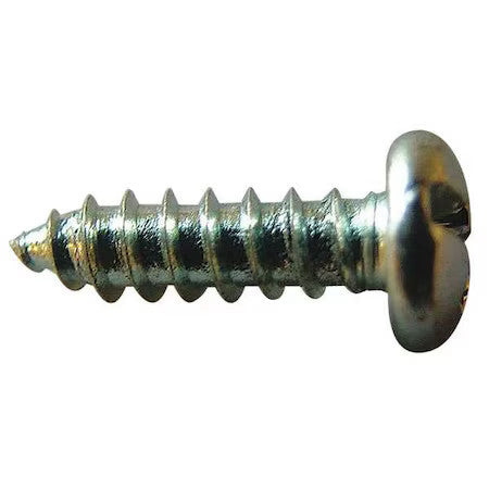 Zoro Select U26661.019.0075 Sheet Metal Screw, #10 X 3/4 In, Zinc Plated Steel