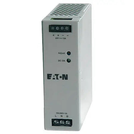 Eaton Psg480e24smb Power Supply, 100/240V Ac, 480 W, 20 A, Din Rail