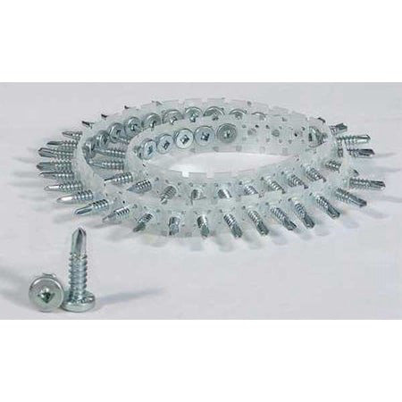 Senco 10M100ckmfds Sheet Metal Screw, #10 X 1 In, Zinc Plated Steel Pan Head