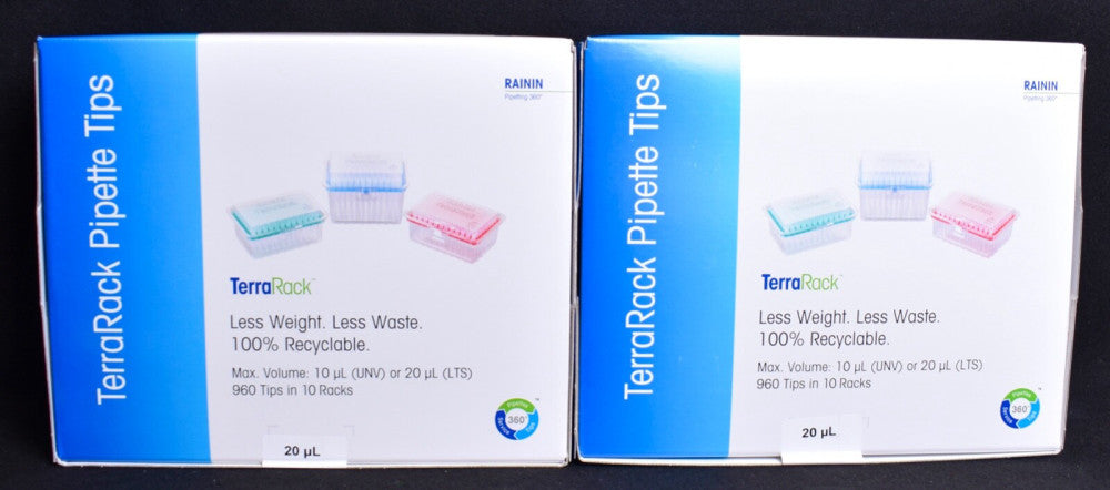 1920 Count Rainin Mettler Toledo Pipette Tips 20µL 17014961  FACTORY SEALED