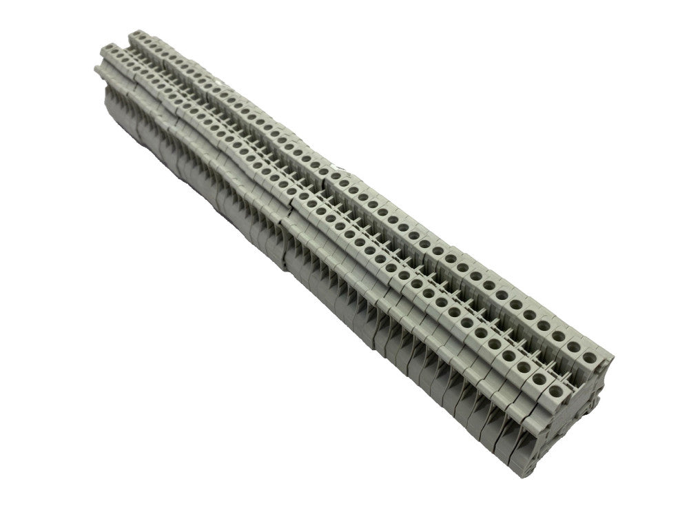 Siemens 8WH1000-0AG00 Feed-Through Type Terminal Block Gray 4mm LOT OF 49