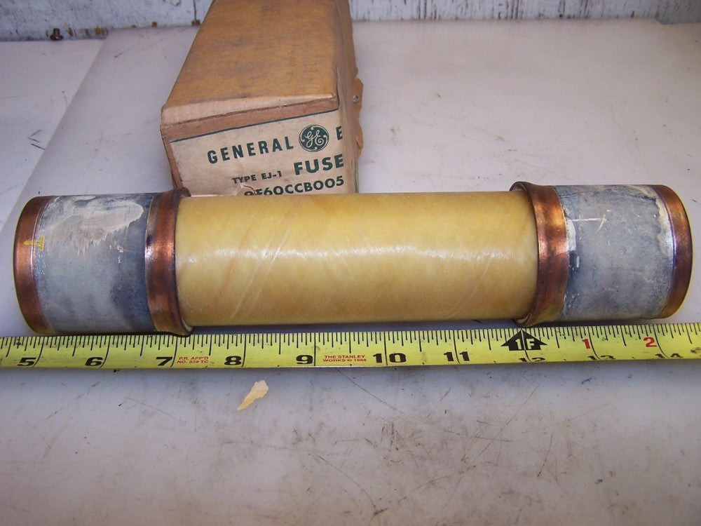 NEW GE 2400 VOLT CURRENT LIMITING FUSE 9F60CCB005 TYPE EJ-1  5E AMP SIZE C 