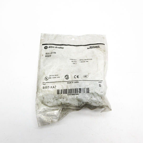 ALLEN BRADLEY 800T-XA7 SER. D NSMP