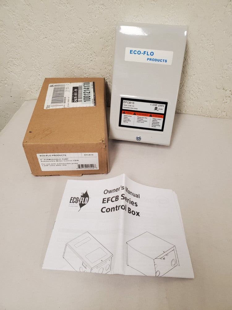 ECO FLO 1 HP Control Box for 4 in. Well Pump (EFCB10-HD) *FREE SHIPPING*