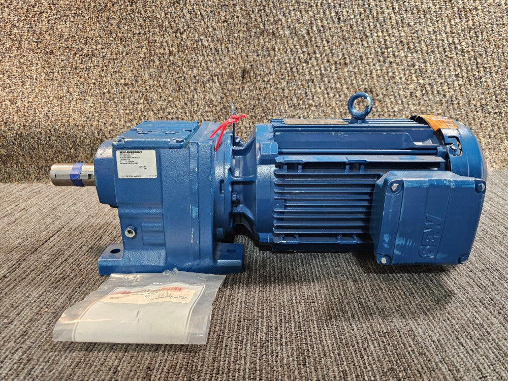 SEW R57 DRN100L4 Speed 60Hz 1765/65  3 HP Voltage 208-230 Helical Gearmotor