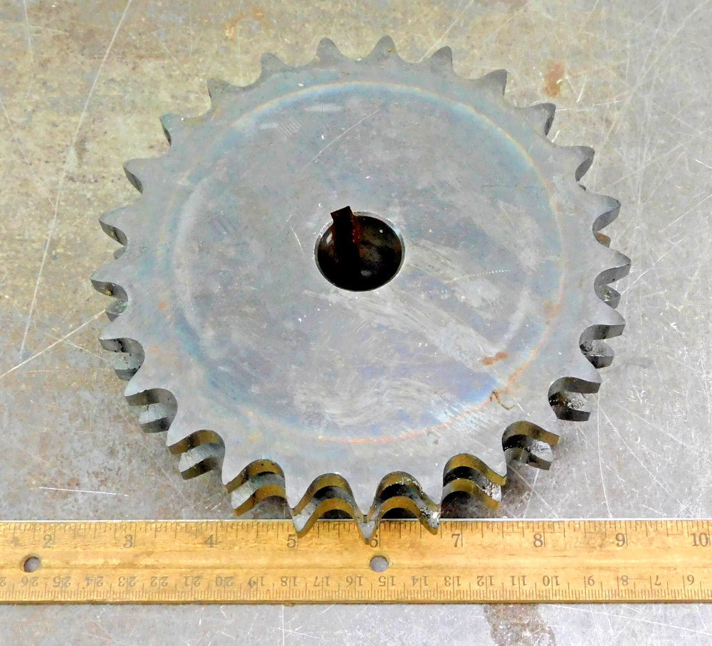Martin D60B25H Double Roller Chain Sprocket #60 25 Teeth 1" Bore