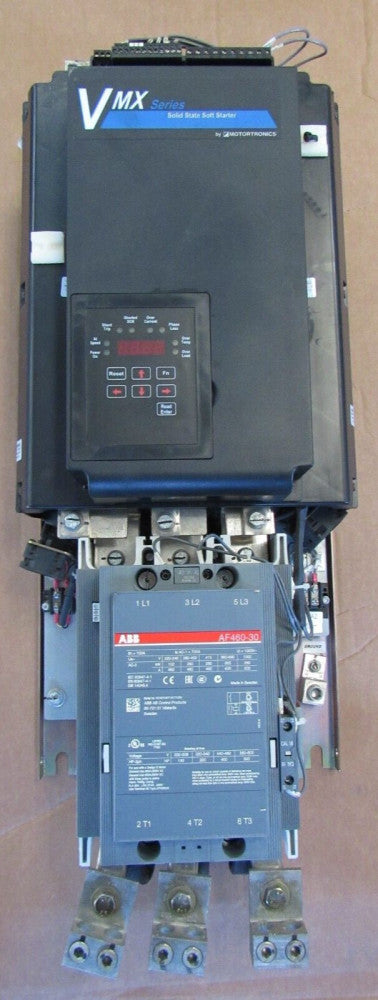 MOTORTRONICS VMX2-600-BP SOFTSTART 600V 600HP 120V-CONTOL XLNT USED TAKEOUT !!