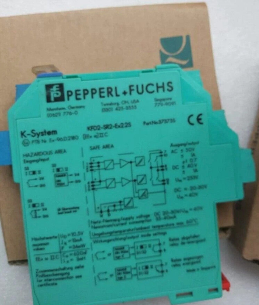 One Brand New PEPPERL+FUCHS KFD2‑SR2‑Ex2.2S Safety Gate PLC Module