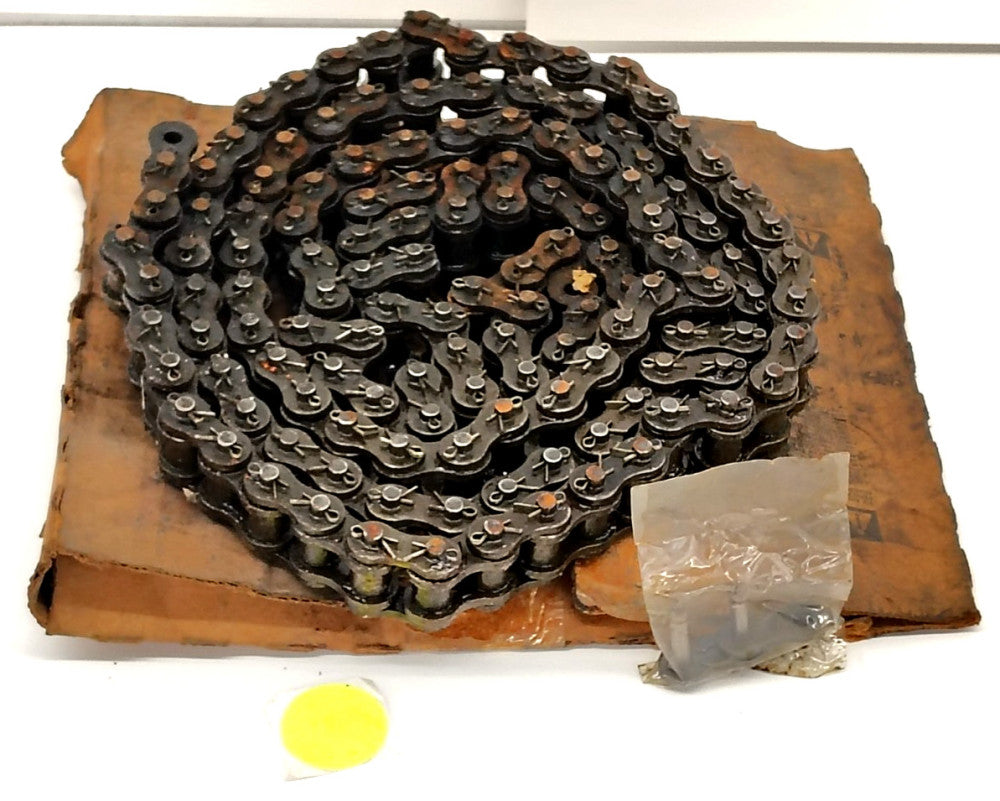 REXNORD #60 ROLLER CHAIN 10' LONG 3/4" PITCH CARBON STEEL 60-RIV