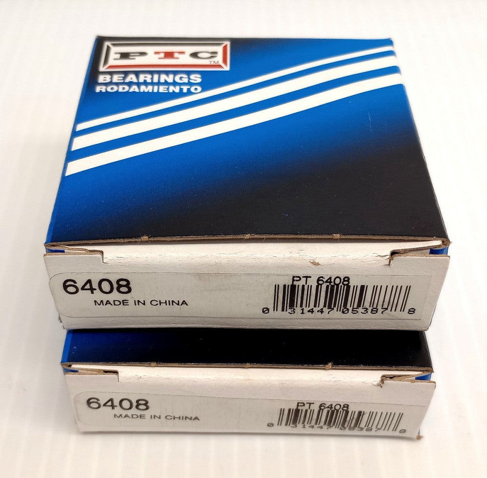 PTC 6408 Roller Bearing 2.535" OD .830" W Aprox1.600" ID PT6408 (Pack Of 2)