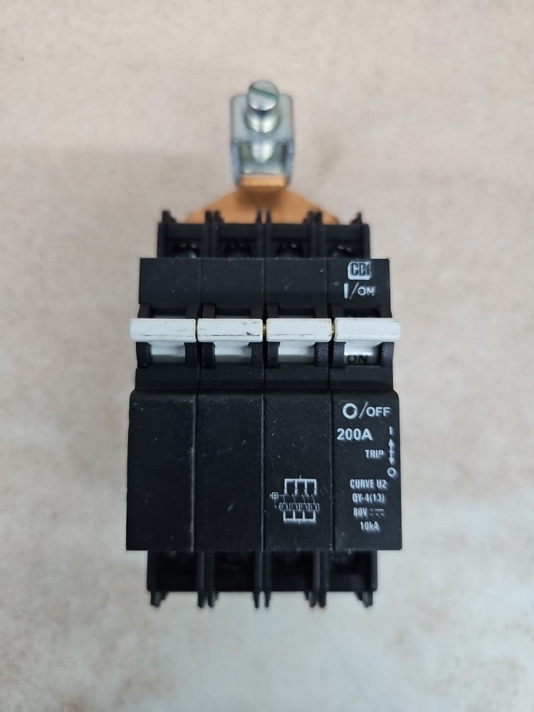 New no Box CBI QY49U2200B0ZT 200 A DIN RAIL CIRCUIT BREAKER PARALLEL BRIDGED 