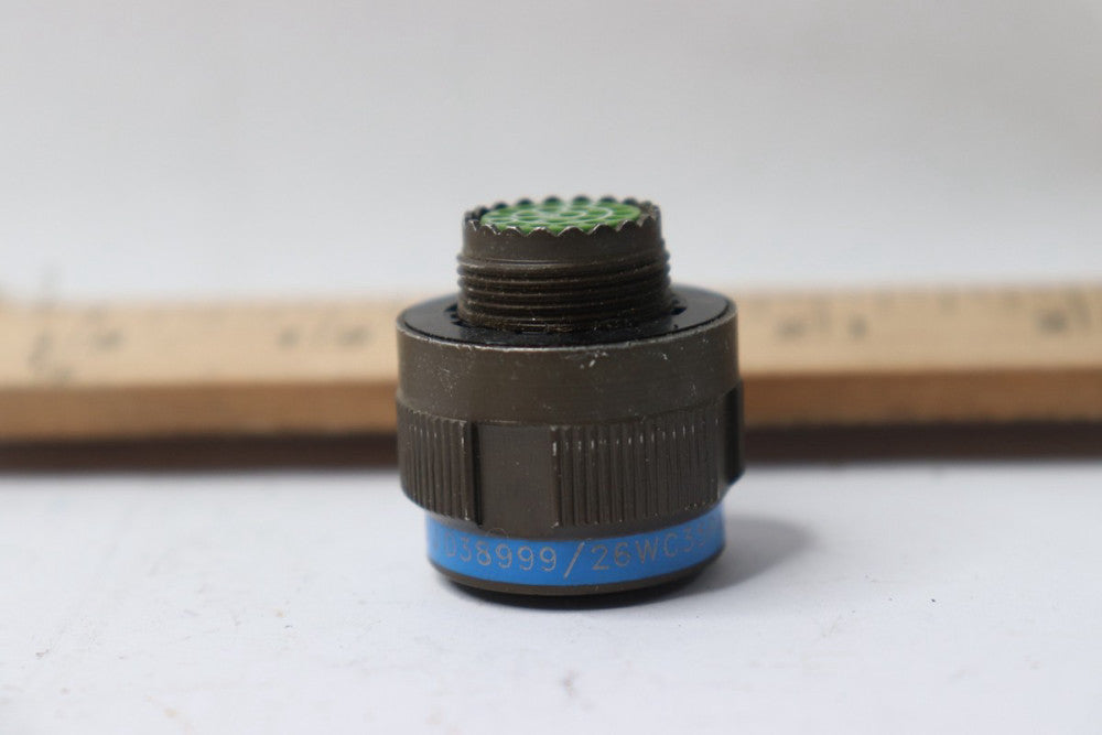 Souriau Circular MIL Spec Connector 22P Size 13 Straight Plug Pin