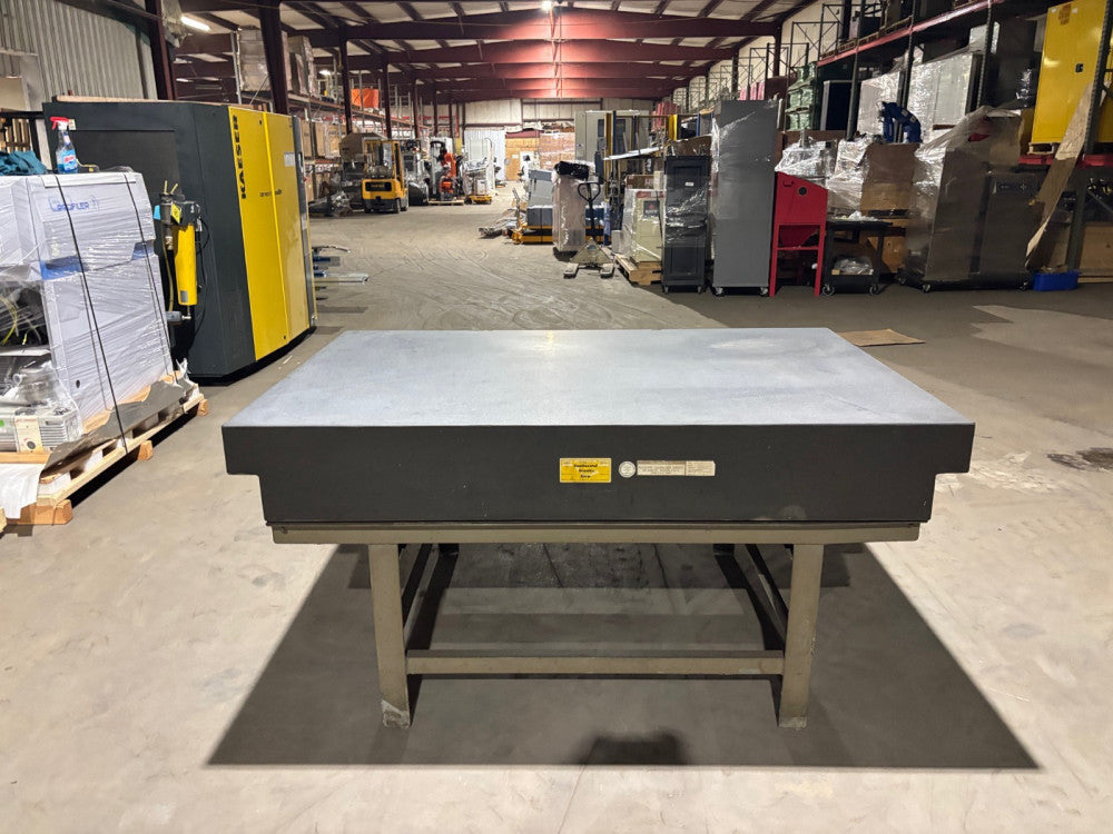 Continental Granite Corp 48x72x10-2 Grade A, Class 1, Black Inspection Table