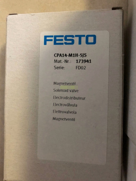 NEW Festo FESTO solenoid valve CPA14-M1H-5JS 173941