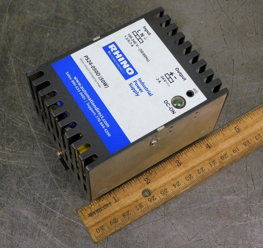 Automation Direct PS24-050D Rhino Switching Power Supply 24V 2A 48W