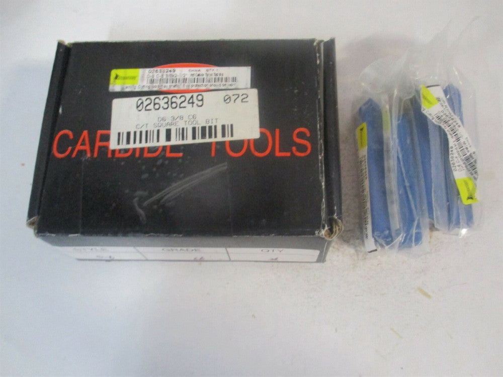 (383-3036) 3/8 x 3/8 x 2-1/2" OAL Pointed Nose Single Point Tool Bit - Pack of 4