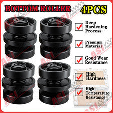 4Pcs Bottom Roller fit  Kubota  SVL75-2 CTL Compact Track Loader -NEW!