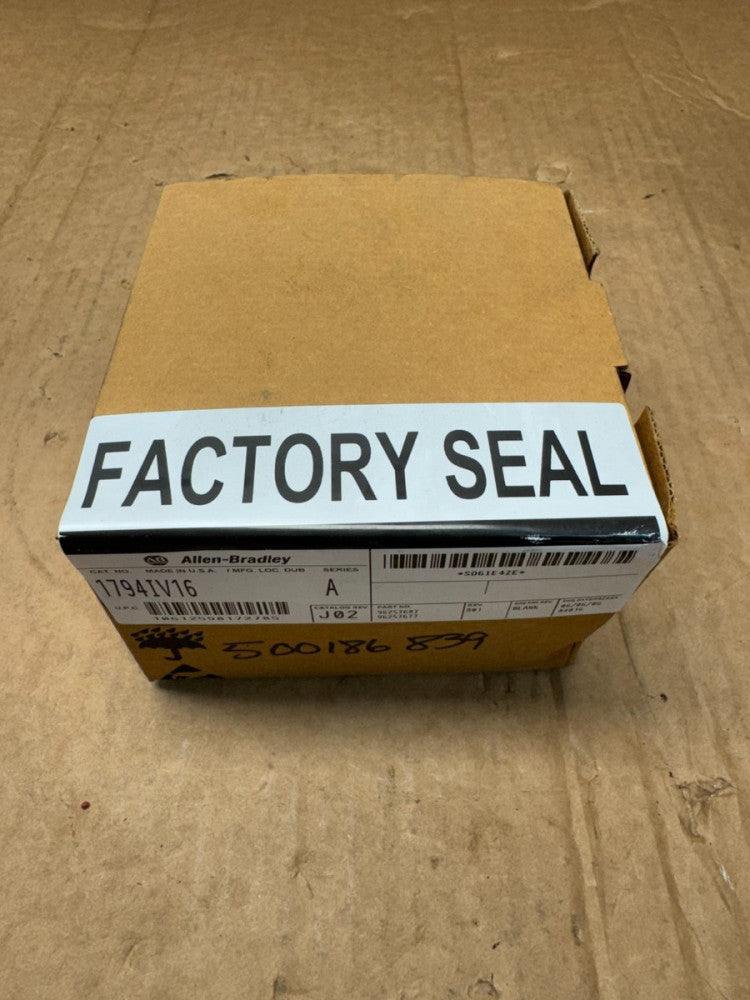 NEW FACTORY SEALED ALLEN-BRADLEY FLEX I/O INPUT MODULE 1794-IV16 SERIES A