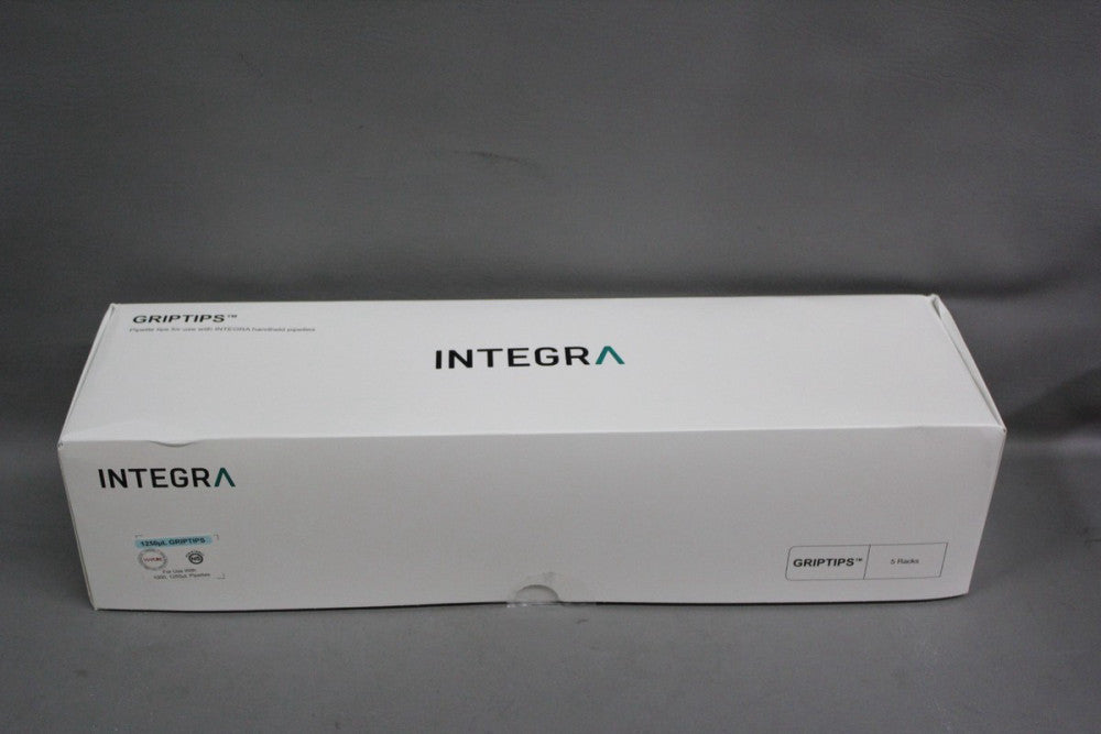 NEW BOX INTEGRA 1250 uL GRIPTIP PIPETTE TIPS 5x RACKS OF 96 TIPS 4443