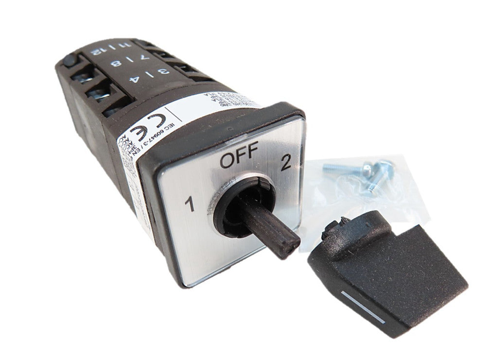 Salzer  P110-SE0713   3-Position 1/Off/2 Rotary Cam Switch 10A 3kW 380-440V  NEW