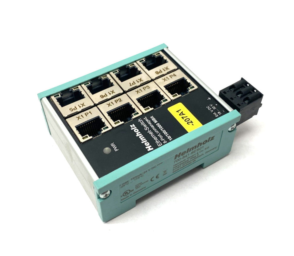 Helmholz 700-841-8ES01 FLEXtra Unmanaged Ethernet Switch 8-Port 10/100/1000Mbps