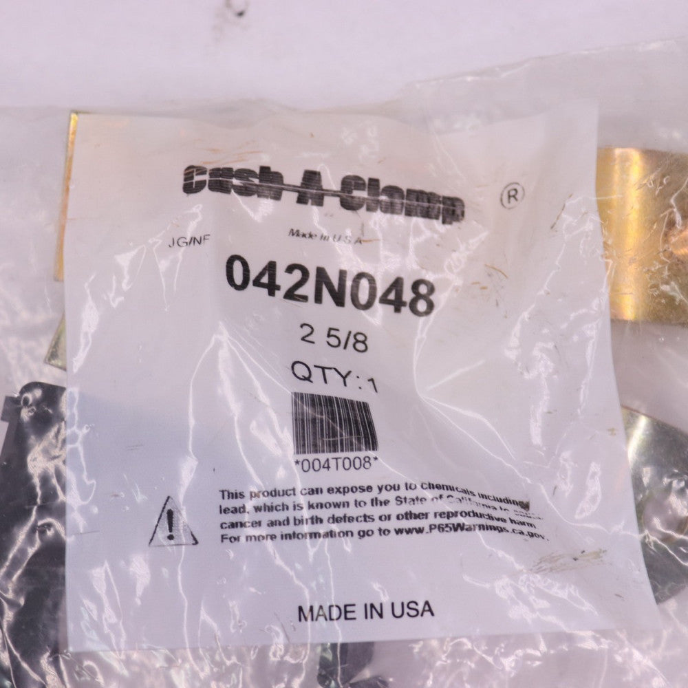 Clash A Clamp Strut Mounted Electro Galvanized Gold 2 5/8" 042N048