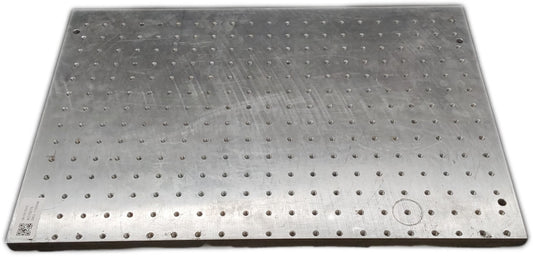 22x14.5" Steel Base Plate w/1x1" Mounting Grid 