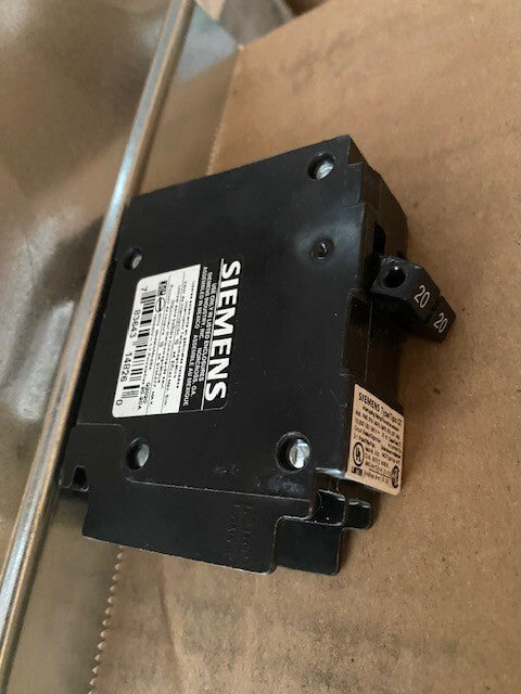 Siemens 20/20 AMP Tandem Single Pole Breaker Q2020